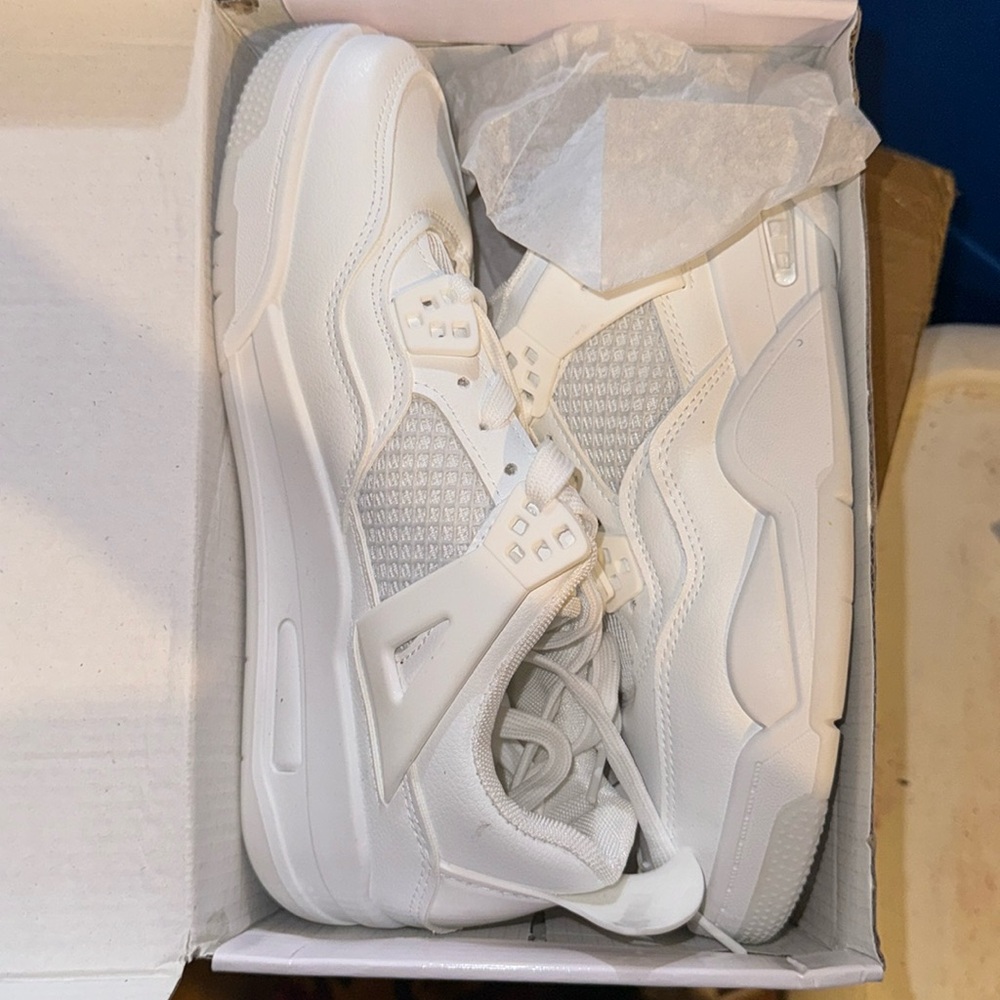 White sneakers